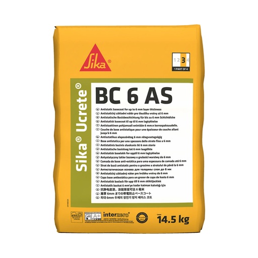 [PTG260.00027] Sika Ucrete BC 6 AS, Strat de baza pentru sisteme Ucrete antistatice de 6 mm, Interior, 21.22 Kg