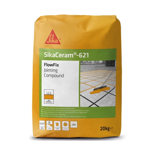 [PTG257.00037] SikaCeram-621, Chit de rostuire fluid pentru gresie porcelanata, Interior si exterior
