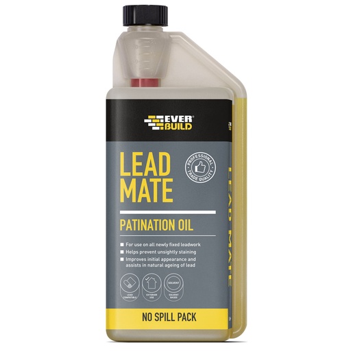 [PTG257.00080] EVERBUILD Lead Mate Patination Oil, Lead Sheet Protective Coating, Exterior