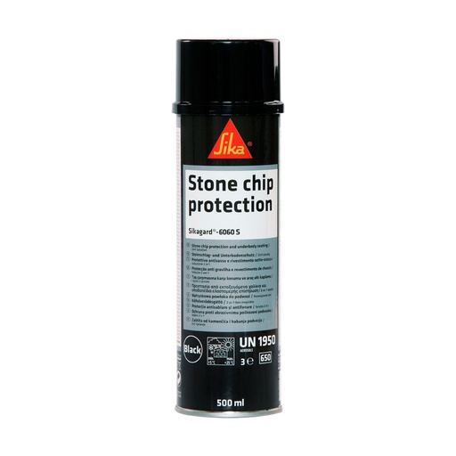 [PTG257.00166] Sikagard-6060 S, Acoperire bituminoasa spray pentru caroserie, Exterior, Negru, 500 ml