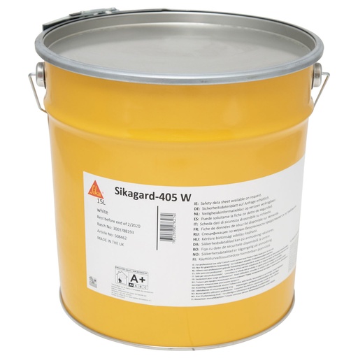 [PTG257.00170] Sikagard-405 W, Acoperire acrilica semilucioasa cu conservant, Interior si exterior