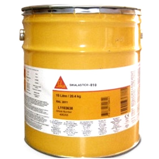[PTG255.00063] Sikalastic-810, Polyurethane-based Primer for Liquid Applied Membranes, Exterior, 13.5 Kg