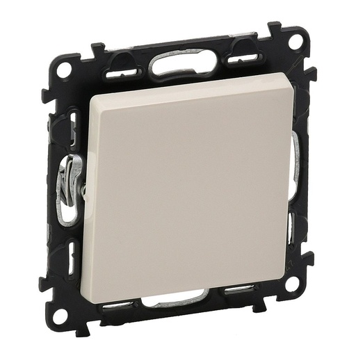 [PTG264.01120] LEGRAND 752211, Valena Life Reversing Button, 6 A, 250 V, with Plate, Ivory