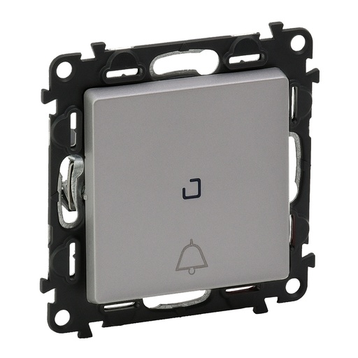 [PTG264.01130] LEGRAND 752313, Button with Control Light Valena Life, 12 V, 6 A, 250 V, Aluminum