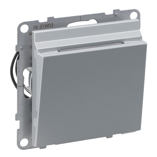 [PTG264.01169] Legrand 721375, Intrerup Cu Cartela, Fara Temp, Alu