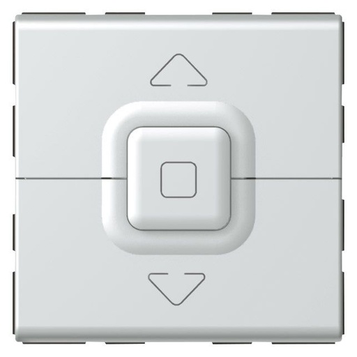 [PTG264.01204] Legrand 079226, Intrerupator Pentru Comanda Storuri Mosaic, Putere Max. De 500 W, 2 Module, Aluminiu