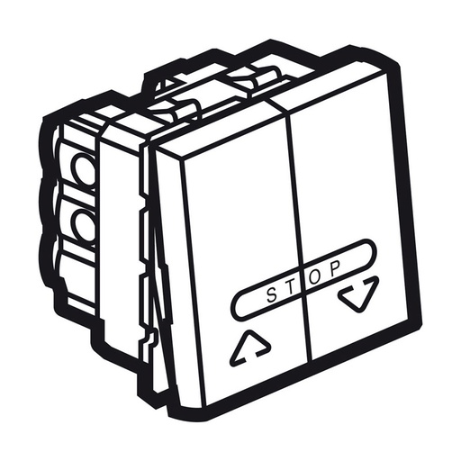 [PTG264.01208] LEGRAND 572719, Double Button for Electric Blinds Square Magnesium