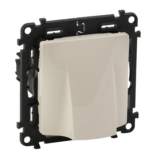 [PTG264.01359] Legrand 753234, Iesire Cablu Fara Borne Valena Life, Cu Placa, Ivoar