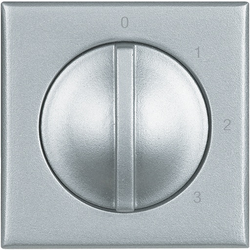 [PTG264.01379] BTicino HC4016, Comutator Cu 4 Poziții/ventilatoare, 2 Module, Axolute Aluminiu