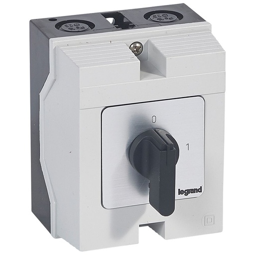 [PTG264.02034] LEGRAND 027716, Cam Switch, "ON/OFF" Function, PR 17, 2P, 20 A, 2 Contacts, Housing 96X120 mm