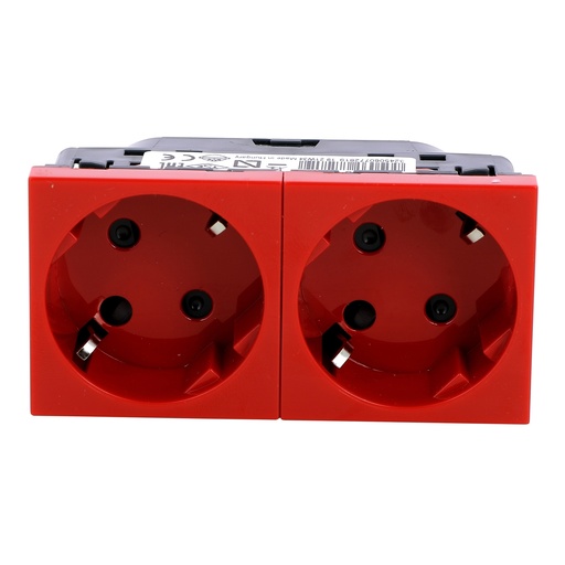 [PTG229.00444] LEGRAND 077281, Multi Socket, support Socket 2 x 2P+E Automatic Terminals, with Protection Against Wrong Maneuvers