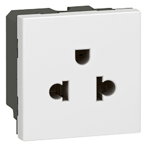 [PTG229.00463] LEGRAND 077502, Standard Euro, US Socket 2P+E, 2 Modules, White