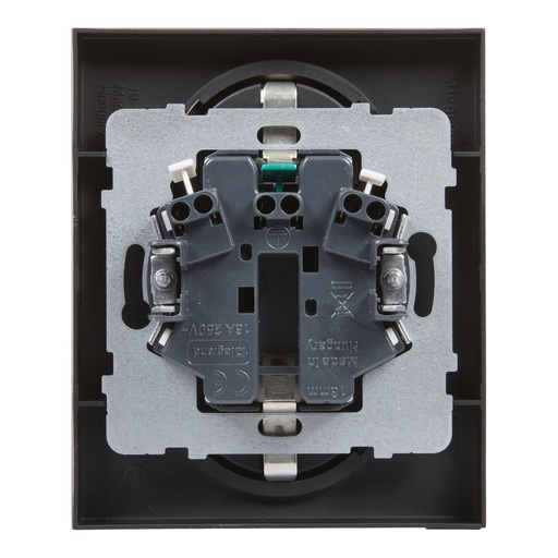 [PTG229.00612] Legrand 721426, Priza 2X2P+T, Term Aut., Protecție Copii, Negru