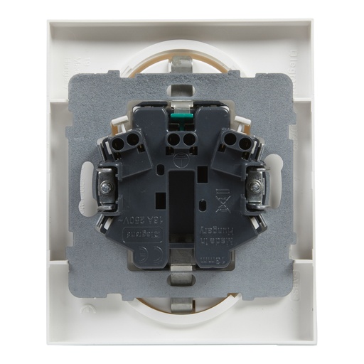 [PTG229.00624] LEGRAND 721126, Socket 2 x 2P+E, Automatic Child Protection, White