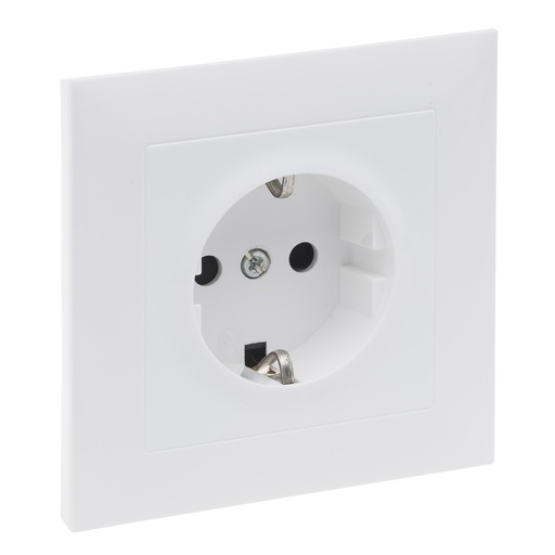 [PTG229.00626] Legrand 721128, Priza 2P+T, Monobloc, Protecție Copii, Alb