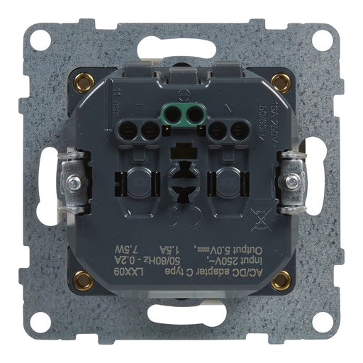 [PTG229.00627] Legrand 721129, Priza 2P+T, Cu Incarc USB C, Alb