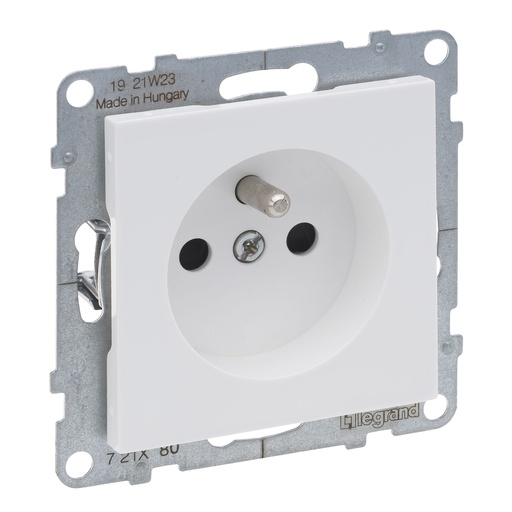 [PTG229.00629] LEGRAND 721180, 2P+E Socket, French Standard, Automatic Temperature Control, White