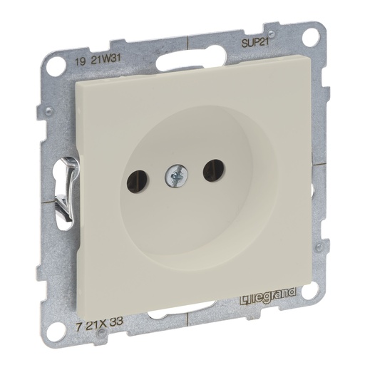 [PTG229.00641] LEGRAND 721233, 2P Socket, Screw Terminal, Ivory