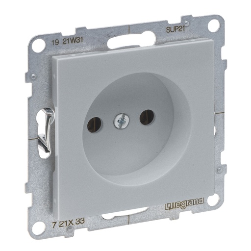 [PTG229.00651] Legrand 721333, Priza 2P, Term Surub, Alu