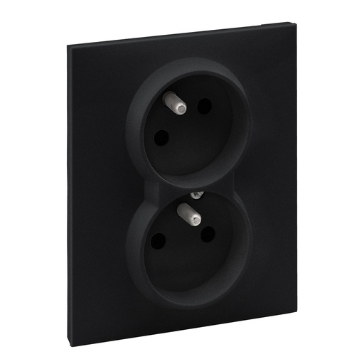 [PTG229.00661] LEGRAND 721482, Socket 2 x 2P+T, French Standard, Prot, Term Aut, Ng