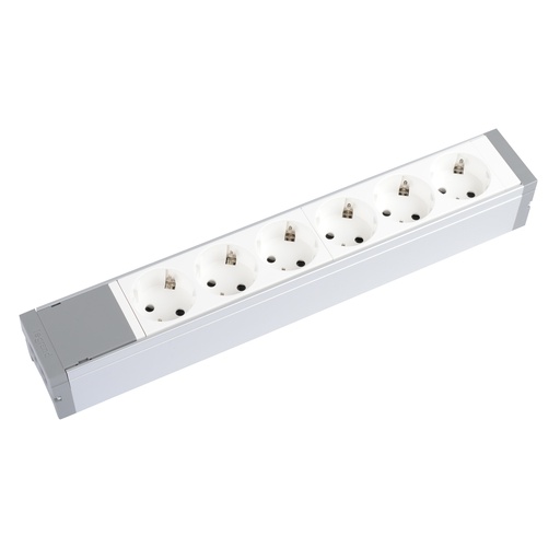 [PTG229.00693] LEGRAND 073422, Sub, office/perimeter Multi, socket Block 6 x 2P+E