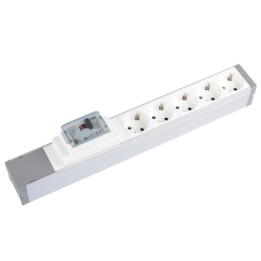 [PTG229.00694] LEGRAND 073424, 5 Pc 2P+T German Standard+1 Differential Circuit Breaker PH+N 16 A 30 MA to Be Wired