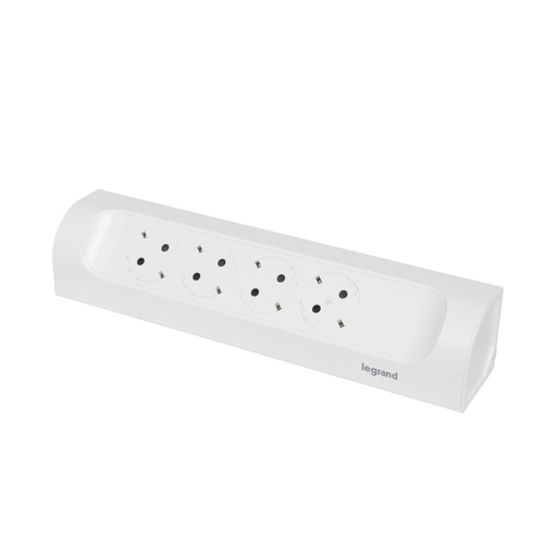 [PTG229.00703] Legrand 694503, Bloc Multipriza Unghiular 4X2P+T, Alb