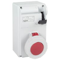 [PTG229.00823] LEGRAND 056634, Combined Unit P17, Without Rail 125 x 220, IP 55, 380/415 V, 32 A, 3P+N+E