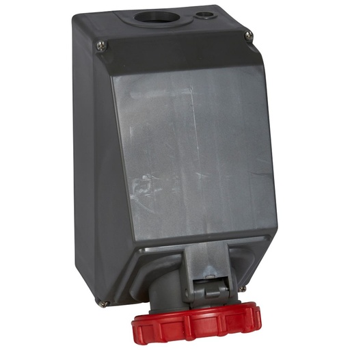 [PTG229.00838] Legrand 059503, Priză Cu Montaj Aparent Hypra IP 66/67-55 380/415 V, 125 A 3P+N+E, Plastic
