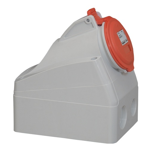 [PTG229.00842] LEGRAND 555157, Surface-mounted Socket P17, IP44, 380/415 V, 16 A, 2P+E
