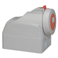 [PTG229.00859] LEGRAND 555458, Surface-mounted Socket P17, IP66/67, 380/415 V, 32 A, 3P+E