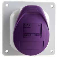 [PTG229.00898] LEGRAND 055295, P17 Panel Door Socket, IP 44, 20/25 V, 32 A, 2P