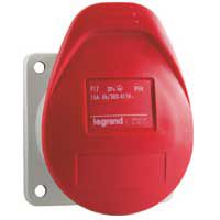 [PTG229.00901] LEGRAND 057359, Interlocking Socket with Switch P17, IP44, 380/415 V, 16 A, 3P+N+E