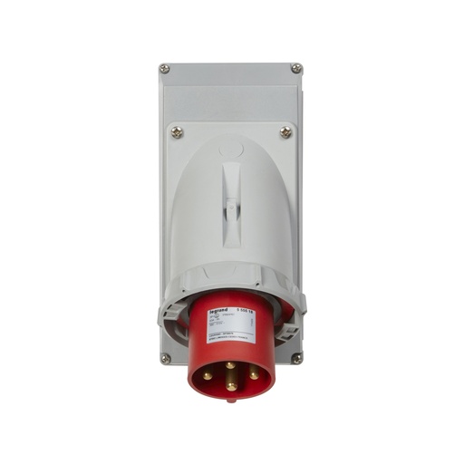 [PTG229.00966] LEGRAND 555518, Appliance Inlet P17 Pro, IP 66/67, 200/250 V, 63 A, 3P+E