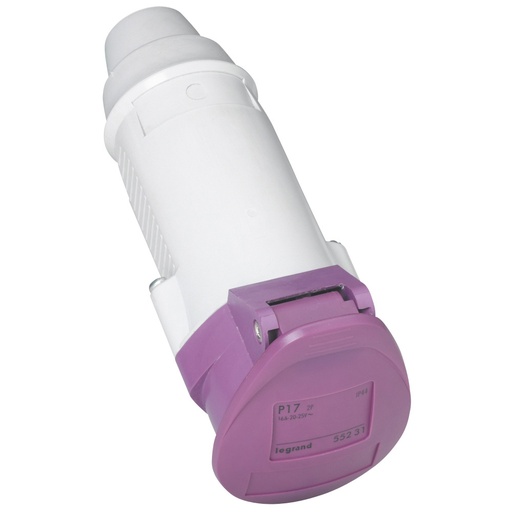 [PTG229.00992] LEGRAND 055231, Mobile Socket P17, IP 44, 20/25 V, 16 A, 2P