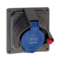 [PTG229.01028] LEGRAND 052702, Hypra Panel, mounted Prisinter Socket, IP 44, 200/250 V, 32 A, 2P+E, Plastic
