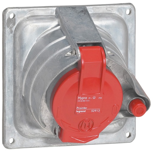 [PTG229.01029] LEGRAND 052914, Prisinter Socket for Panel Mounting Hypra, IP44, 380/415 V, 32 A, 3P+N+E, Metal