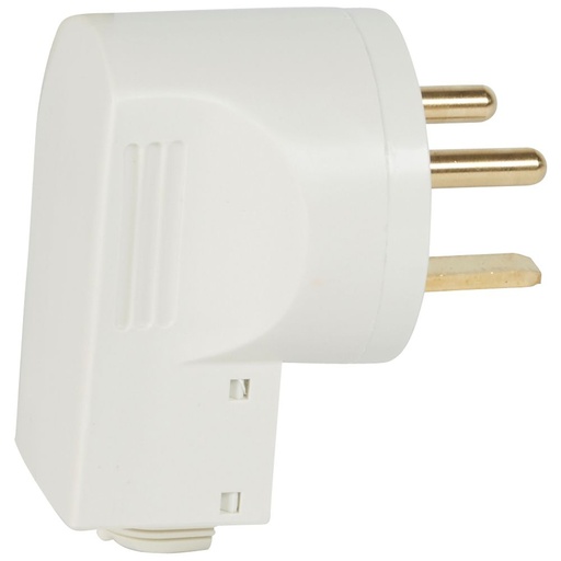[PTG044.00036] LEGRAND 055152, Plug, 20 A, 2P+E, Plastic with Cable Clamp, Side outlet