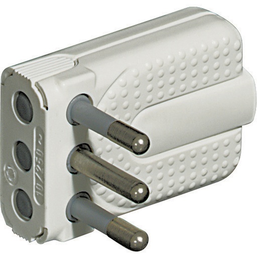 [PTG044.00057] BTICINO S2465TAE, Kit Space, Saving Corner Socket 2P+T 10A White