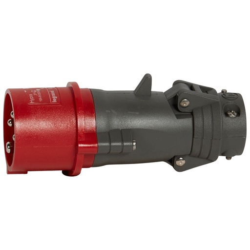 [PTG044.00136] Legrand 052243, Fișă Dreaptă Hypra, IP 44, 380/415 V, 16 A, 3P+E, Plastic