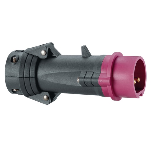 [PTG044.00142] Legrand 052421, Fișă Dreaptă Hypra, IP 44, 20/25 V, 16 A, 2P, Plastic