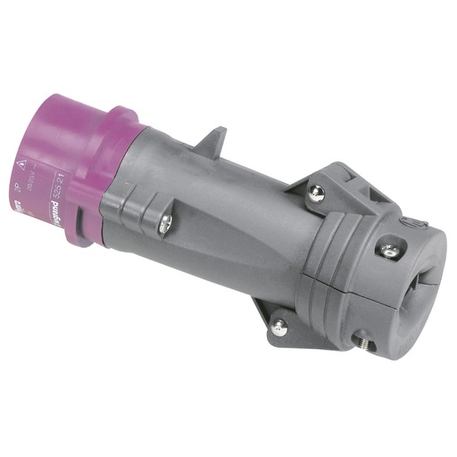 [PTG044.00143] Legrand 052521, Fișă Dreaptă Hypra, IP 44, 20/25 V, 32 A, 2P, Plastic
