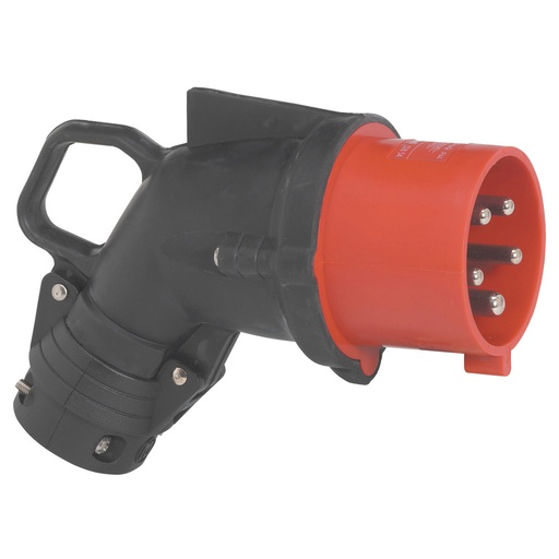 [PTG044.00161] LEGRAND 052854, Hypra Angle Socket, IP 44, 380/415 V, 32 A, 3P+N+E, Rubber