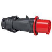 [PTG044.00172] Legrand 053843, Fișă Dreaptă Hypra, IP 44, 380/415 V, 63 A, 3P+E, Plastic