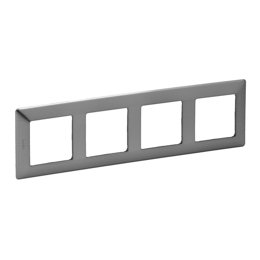 [PTG013.01774] Legrand 754154, Rama Valena Life, 4 Module, Otel inoxidabil