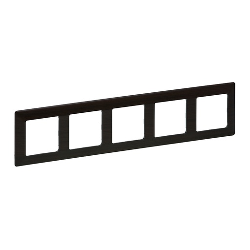 [PTG013.01785] Legrand 754175, Rama Valena Life, 5 Module, Lemn inchis la culoare