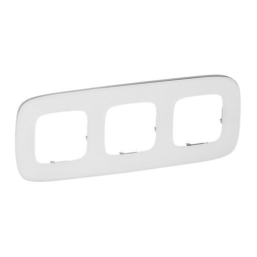 [PTG013.01857] Legrand 755543, Rama Valena Allure, 3 Module, Sticla alba