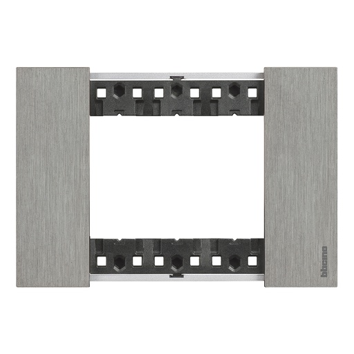 [PTG013.01896] BTICINO KA4803ZG, L.Now, 3 Modulesteel Frame