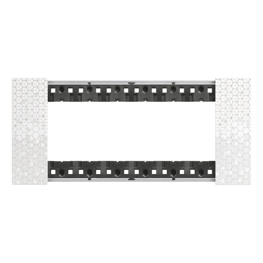 [PTG013.01903] BTICINO KA4806MW, L.Now, 6 Modules, Pixel Frame
