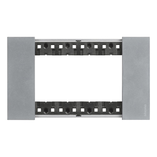 [PTG013.01912] BTICINO KA4804NW, L.Now, 4 Modules, Moon Frame
